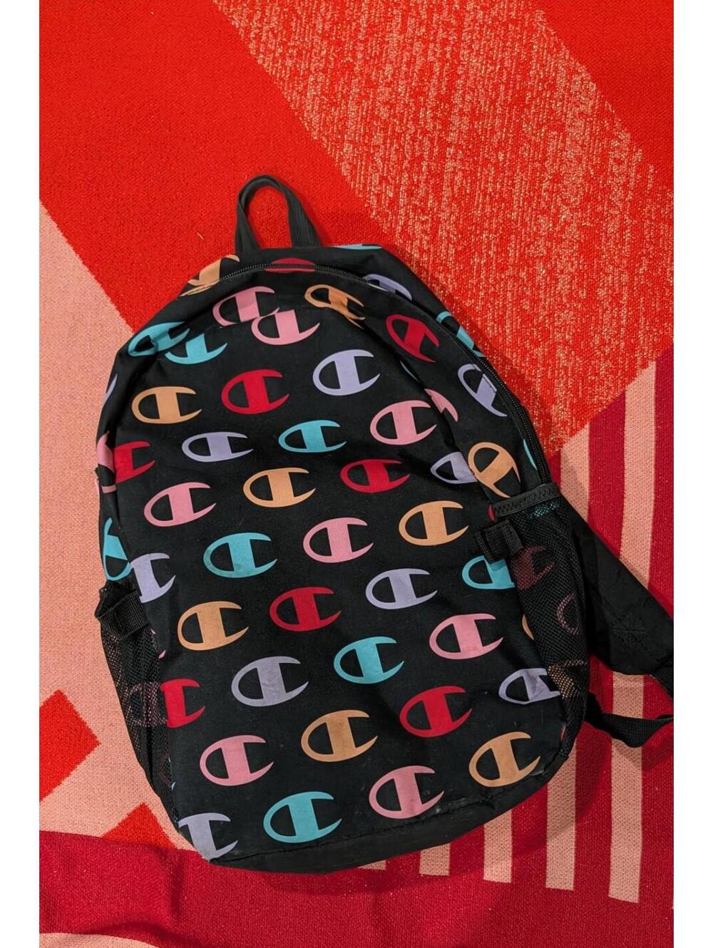 Champion Unisex Munch Backpack Lunch Kit Combo – Black/Multi–  Never Used